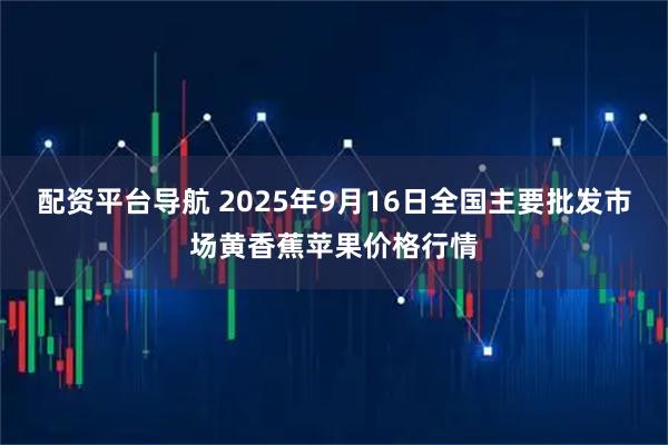 配资平台导航 2025年9月16日全国主要批发市场黄香蕉苹果价格行情