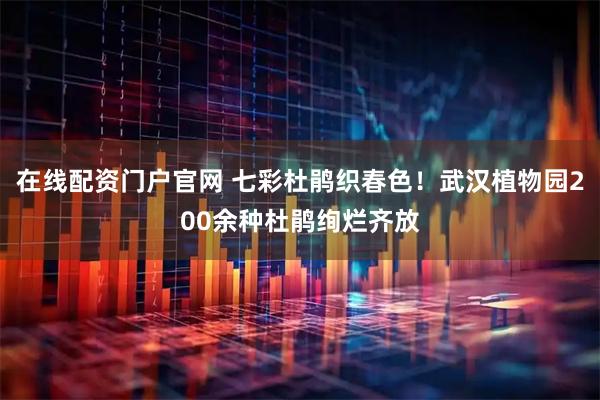 在线配资门户官网 七彩杜鹃织春色!武汉植物园200余种杜鹃绚烂齐放